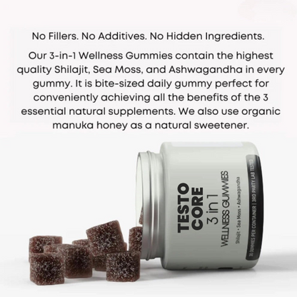 TESTOCORE® 3-in-1 Wellness Gummies